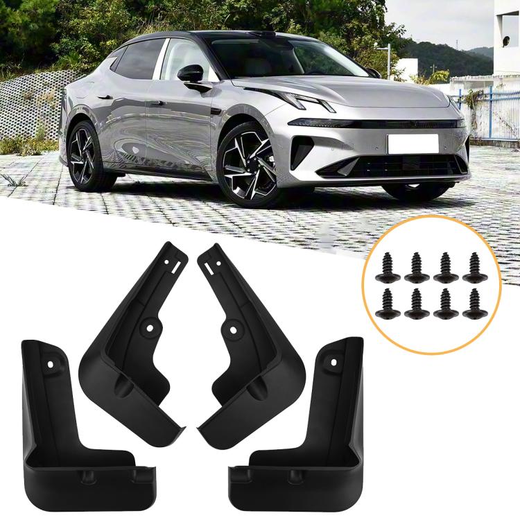 4pcs/Set Car Wheel Splash Flaps Fender Guard, For Geely LYNK & CO 07 EM-P 2026