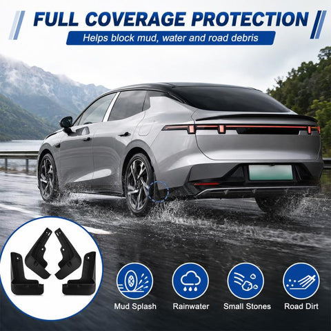 4pcs/Set Car Wheel Splash Flaps Fender Guard, For Geely LYNK & CO 07 EM-P 2026