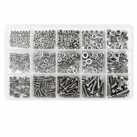 M2-M5 Hexagonal Nuts and Bolts 640PCS / Set, M2-M5 640PCS