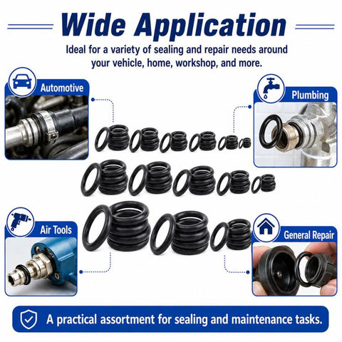 225 PCS/Set O-shaped Seal Fixing Rubber Ring Tool Kit
