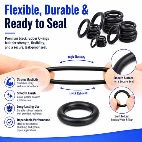 225 PCS/Set O-shaped Seal Fixing Rubber Ring Tool Kit