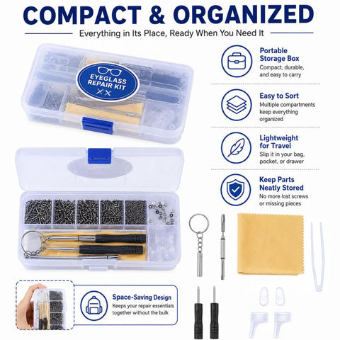 Watch Glasses Repair Screw Tool Set