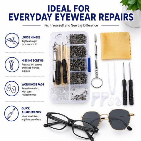Watch Glasses Repair Screw Tool Set