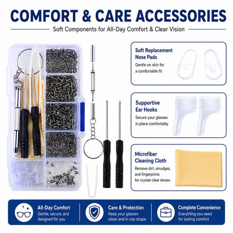 Watch Glasses Repair Screw Tool Set