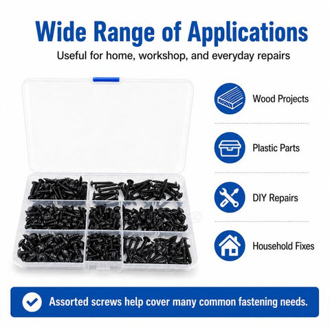 340 PCS / Set Phillips Self-tapping Screw, 340 PCS / Set