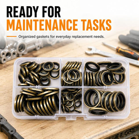 Seal Fixing Rubber Ring Flat Washer Insulating Spacers 100PCS