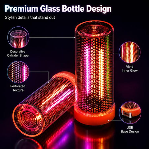 Car USB Low Power LED Atmosphere Light, Green Light, Red Light, Yellow Light, Blue Light, Pink Light, Purple Light, White Light, Natural Light, Warm White Light
