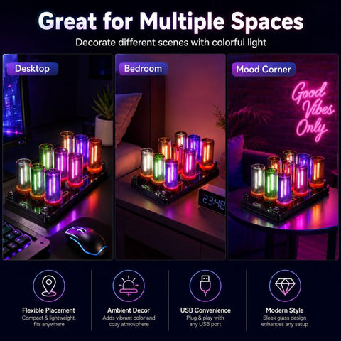 Car USB Low Power LED Atmosphere Light, Green Light, Red Light, Yellow Light, Blue Light, Pink Light, Purple Light, White Light, Natural Light, Warm White Light