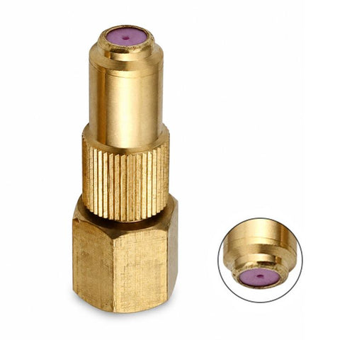 Ceramic Nozzle Adjustable Atomization High Pressure Spray Copper Nozzle, 1.0 Hole, 1.2 Hole