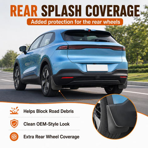 4pcs/Set Car Wheel Splash Flaps Fender Guard, For Changan Deepal S05 2024