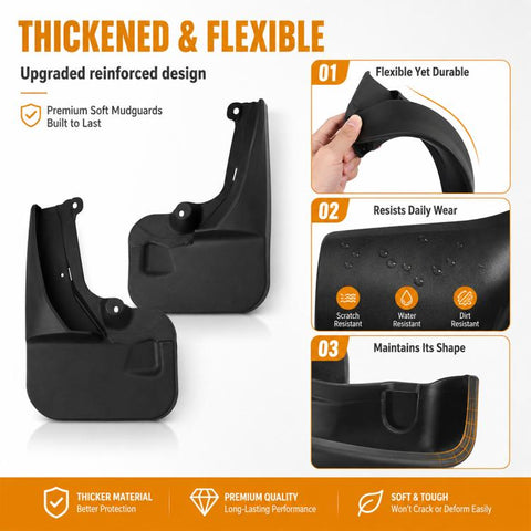 4pcs/Set Car Wheel Splash Flaps Fender Guard, For Changan Deepal G318 2025