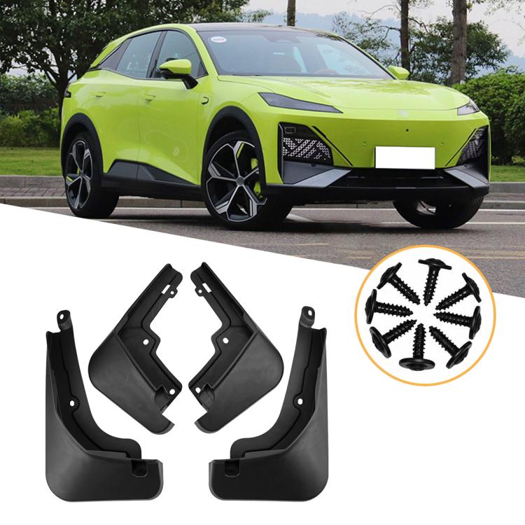 4pcs/Set Car Wheel Splash Flaps Fender Guard, For Changan Deepal S7 2023