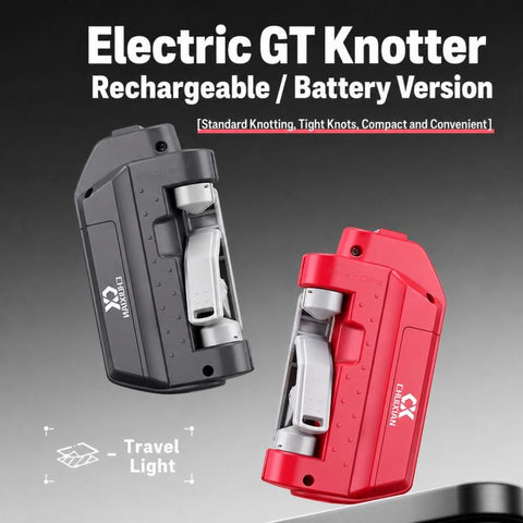 Lure Electric GT Knotter Fishing Line Knotting Tool Portable Leader Line Tying Machine, Dry Battery, Rechargeable