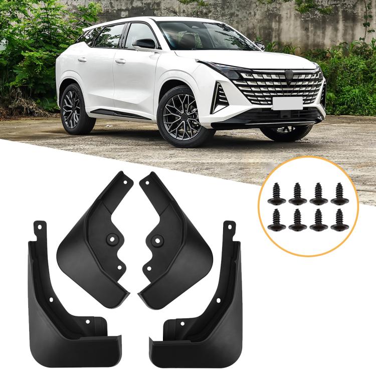 4pcs/Set Car Wheel Splash Flaps Fender Guard, For Changan UNI-Z 2025