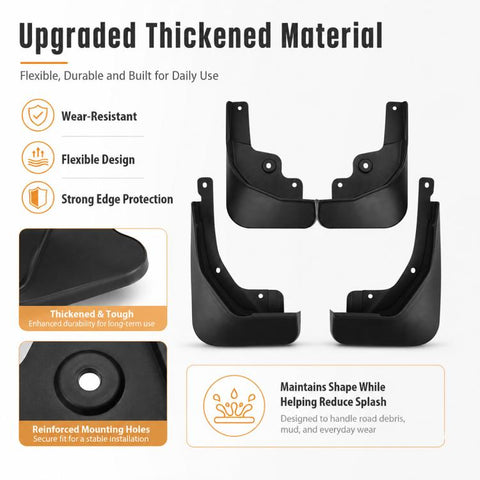4pcs/Set Car Wheel Splash Flaps Fender Guard, For Changan UNI-Z 2025