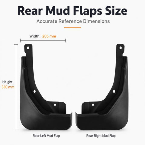 4pcs/Set Car Wheel Splash Flaps Fender Guard, For Changan UNI-Z 2025