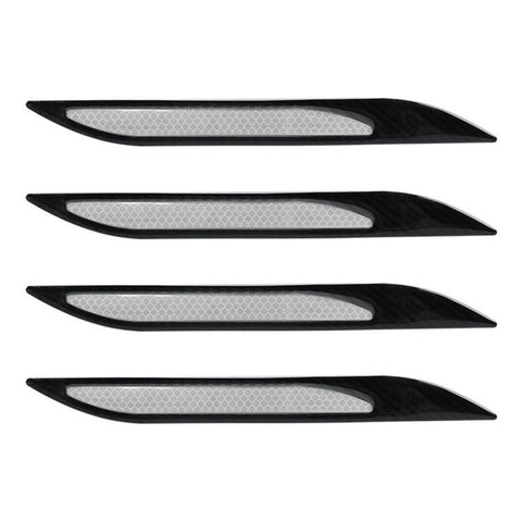 Bonnet Air Flow Vent Fender Sticker for Car Decoration, 4 PCS / Set