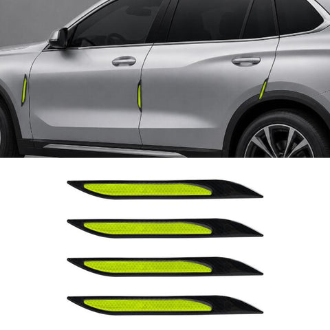 Bonnet Air Flow Vent Fender Sticker for Car Decoration, 4 PCS / Set