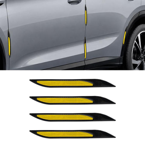 Bonnet Air Flow Vent Fender Sticker for Car Decoration, 4 PCS / Set