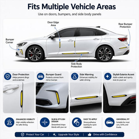 Bonnet Air Flow Vent Fender Sticker for Car Decoration, 4 PCS / Set