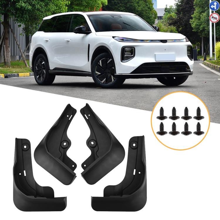 4pcs/Set Car Wheel Splash Flaps Fender Guard, For Changan NEVO Q07 2025