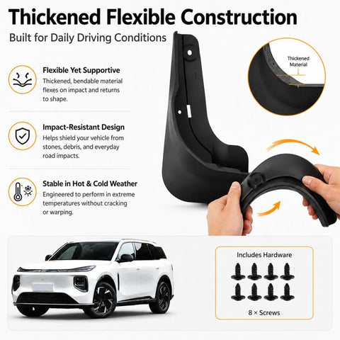 4pcs/Set Car Wheel Splash Flaps Fender Guard, For Changan NEVO Q07 2025