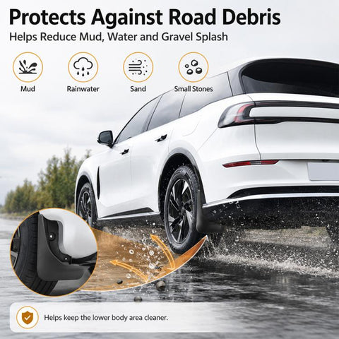 4pcs/Set Car Wheel Splash Flaps Fender Guard, For Changan NEVO Q07 2025