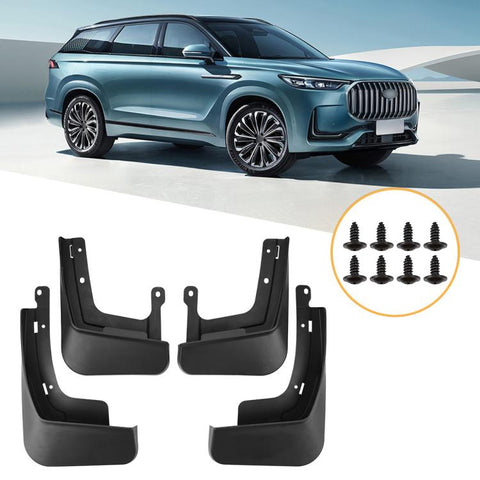 4pcs/Set Car Wheel Splash Flaps Fender Guard, For Chery Jaecoo J8 2023-2025
