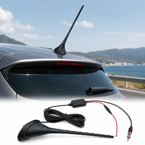 Car MP3 Radio Antenna FM Amplifier Signal Booster, 88-108MHz 600 Modulator Version, 76-230MHz B Version, 88-230MHz C Version, 88-108MHz D Version, 76-230MHz E Version