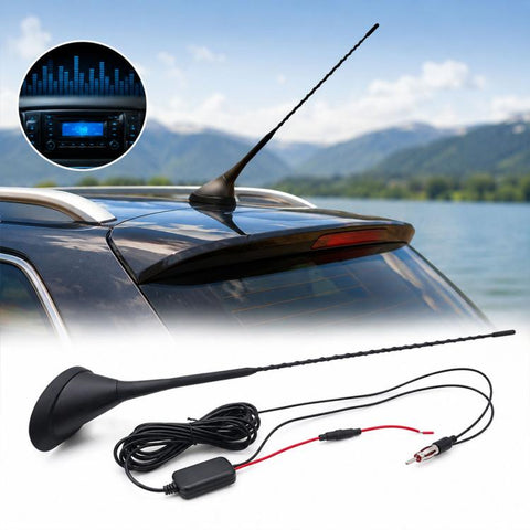 Car MP3 Radio Antenna FM Amplifier Signal Booster, 88-108MHz 600 Modulator Version, 76-230MHz B Version, 88-230MHz C Version, 88-108MHz D Version, 76-230MHz E Version