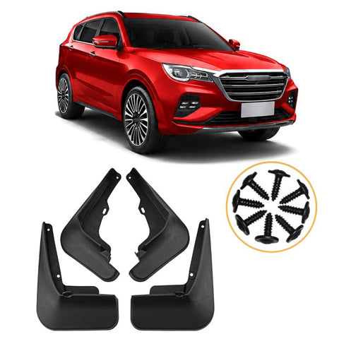4pcs/Set Car Wheel Splash Flaps Fender Guard, For Chery Jetour X70 2020-2024