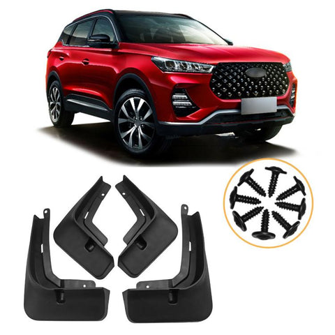 4pcs/Set Car Wheel Splash Flaps Fender Guard, For Chery Tiggo 7 Pro 2020-2023