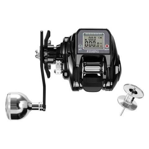 Digital Display Line Counter Baitcasting Reel Magnetic Brake Fishing Reel with Drag Click Alarm, Single-Handle Left Hand, Single-Handle Right Hand, Dual-Handle Left Hand, Dual-Handle Right Hand