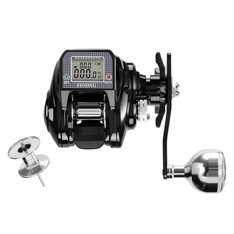 Digital Display Line Counter Baitcasting Reel Magnetic Brake Fishing Reel with Drag Click Alarm, Single-Handle Left Hand, Single-Handle Right Hand, Dual-Handle Left Hand, Dual-Handle Right Hand