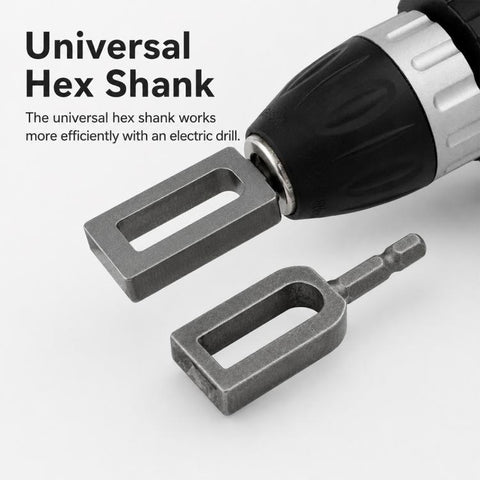 Hexagonal Electric Drill Wire Knotting Tool, No. 9, No. 11