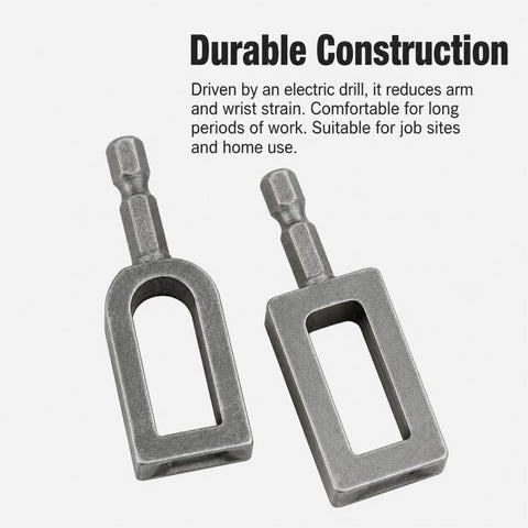 Hexagonal Electric Drill Wire Knotting Tool, No. 9, No. 11