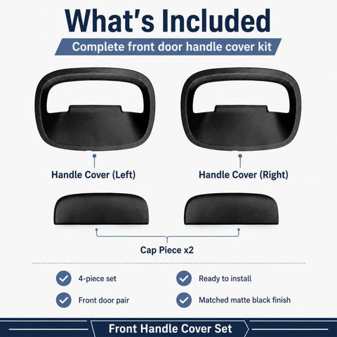 Car Door Handle Cover for JIMNY JB64 / JB74 2pcs, Front Inside Door