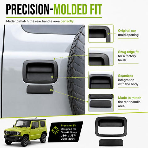 Car Door Handle Cover for JIMNY JB64 / JB74, Rear Door