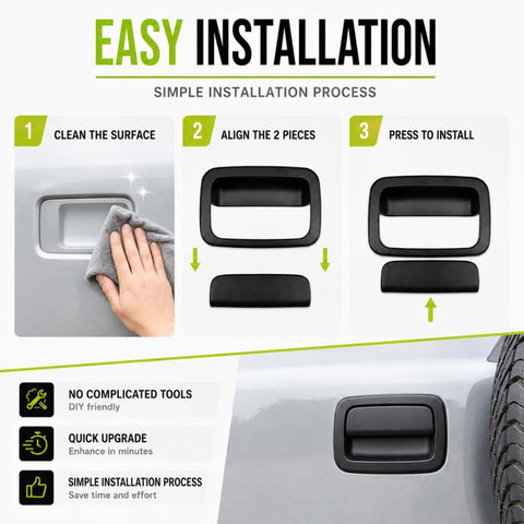 Car Door Handle Cover for JIMNY JB64 / JB74, Rear Door