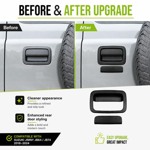 Car Door Handle Cover for JIMNY JB64 / JB74, Rear Door
