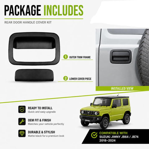 Car Door Handle Cover for JIMNY JB64 / JB74, Rear Door