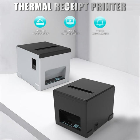 POS-8390 80mm Thermal Receipt Printer, US Plug, UK Plug, EU Plug, AU Plug