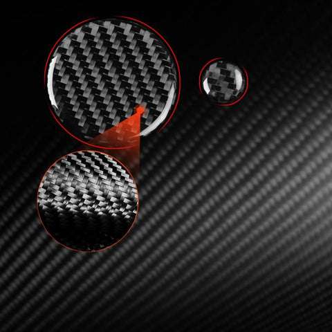 For Mazda CX-50 2022-2024 2pcs/Set Car Multimedia Knob Carbon Fiber Sticker, Multimedia Knob
