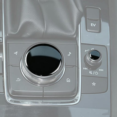 For Mazda CX-50 2022-2024 2pcs/Set Car Multimedia Knob Sticker, Multimedia Knob