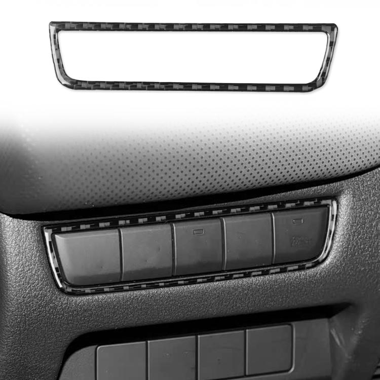 For Mazda CX-50 2022-2024 Car Parking Sensor Switch Panel Carbon Fiber Sticker, Parking Sensor Switch Panel