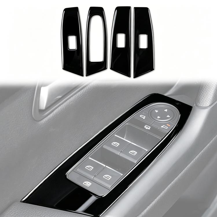 For Mazda CX-50 2022-2024 4pcs/Set Car Window Lift Panel Sticker, Window Lift Panel