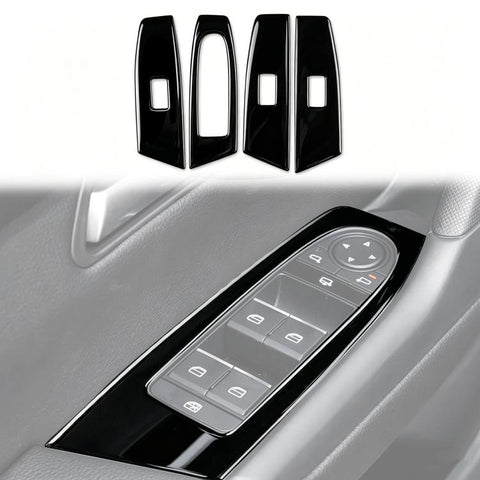 For Mazda CX-50 2022-2024 4pcs/Set Car Window Lift Panel Sticker, Window Lift Panel