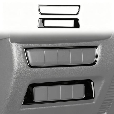 For Mazda CX-50 2022-2024 2pcs/Set Car Headlight Switch Panel Sticker, 2pcs/Set Headlight Switch Panel