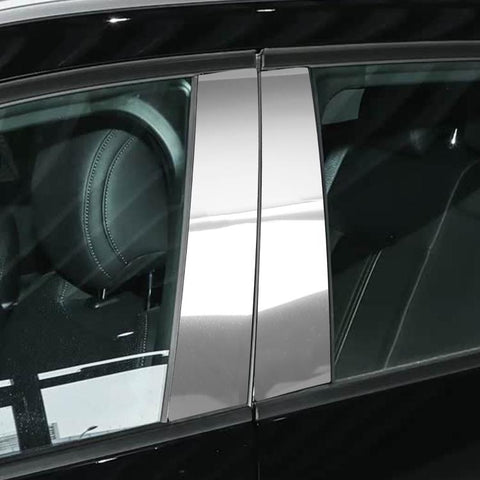 For Mazda CX-50 2022-2024 8pcs/Set Car B-Pillar Mirro Finish Style Sticker, B-Pillar Mirro Finish Style
