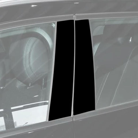 For Mazda CX-50 2022-2024 8pcs/Set Car B-Pillar Piano Black Finish Style Sticker, B-Pillar Piano Black Finish Style